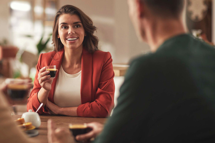 Philips Senseo Select CSA230/50 Gray product in use