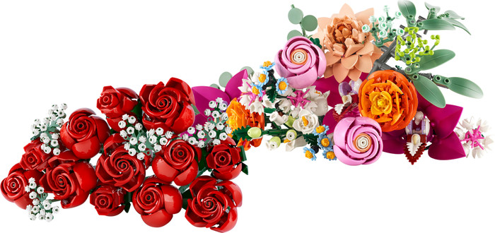 LEGO - Bouquet de Fleurs Rouge/Rose Main Image