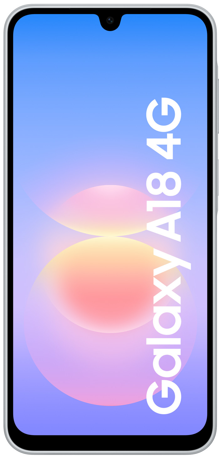 Samsung Galaxy A18 128 Go Argent 4G avant