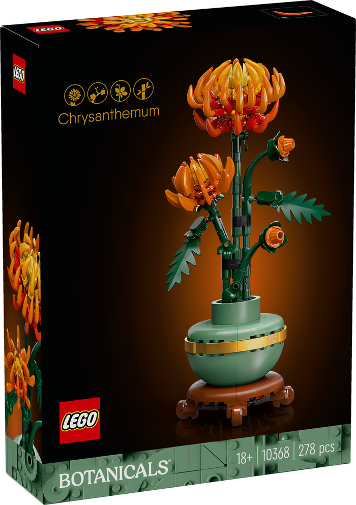 LEGO Botanicals Chrysant 10368 verpakking