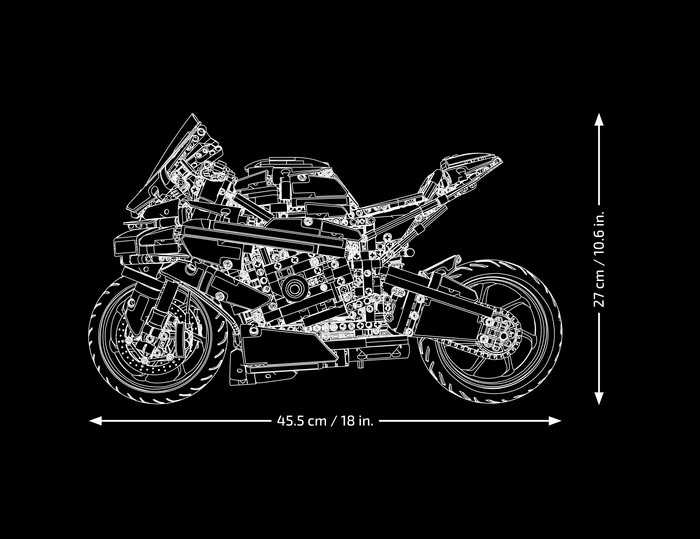 LEGO Technic - BMW M 1000 RR 42130 détail