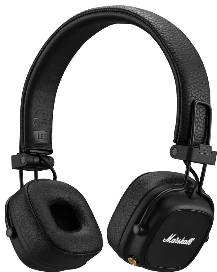 Marshall Major IV Zwart voorkant