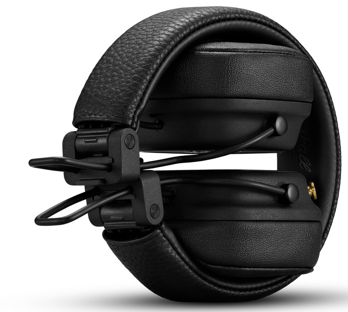 Marshall Major IV Zwart detail