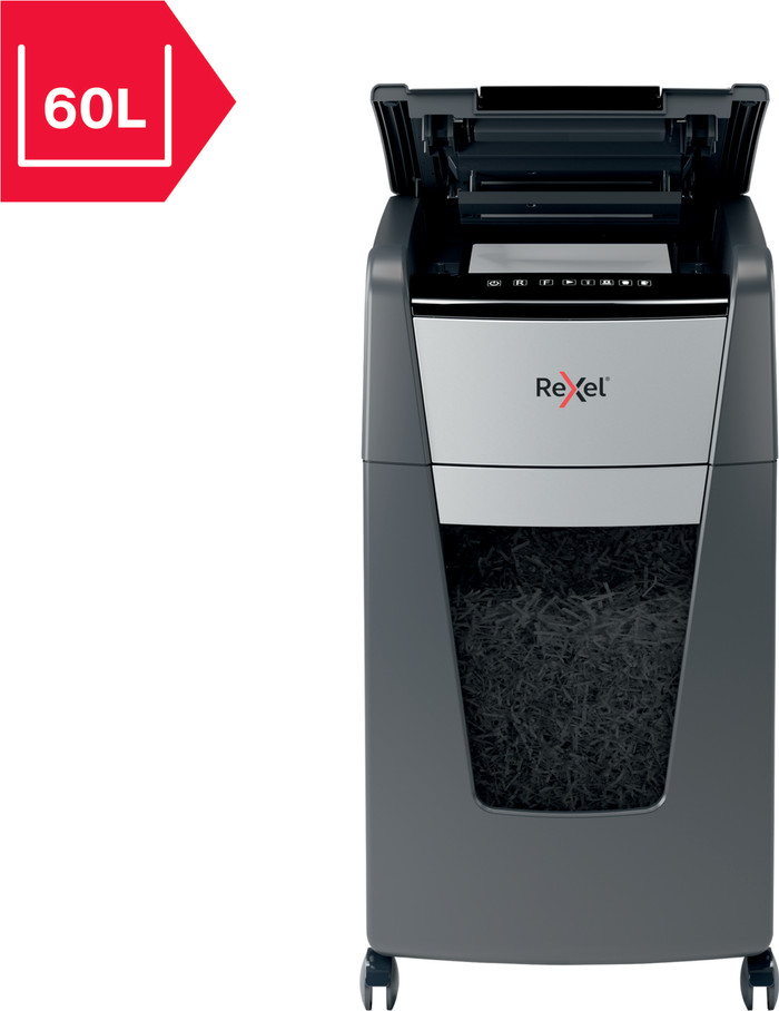 Rexel Optimum Auto+ 225X P4 product in use