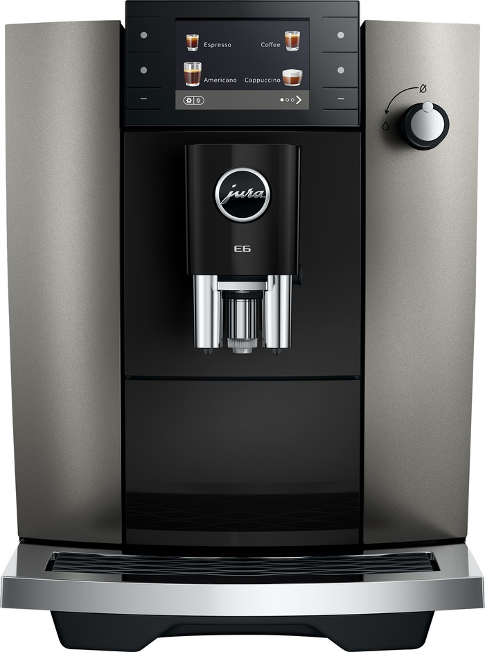 JURA E6 Dark Inox (ED) voorkant