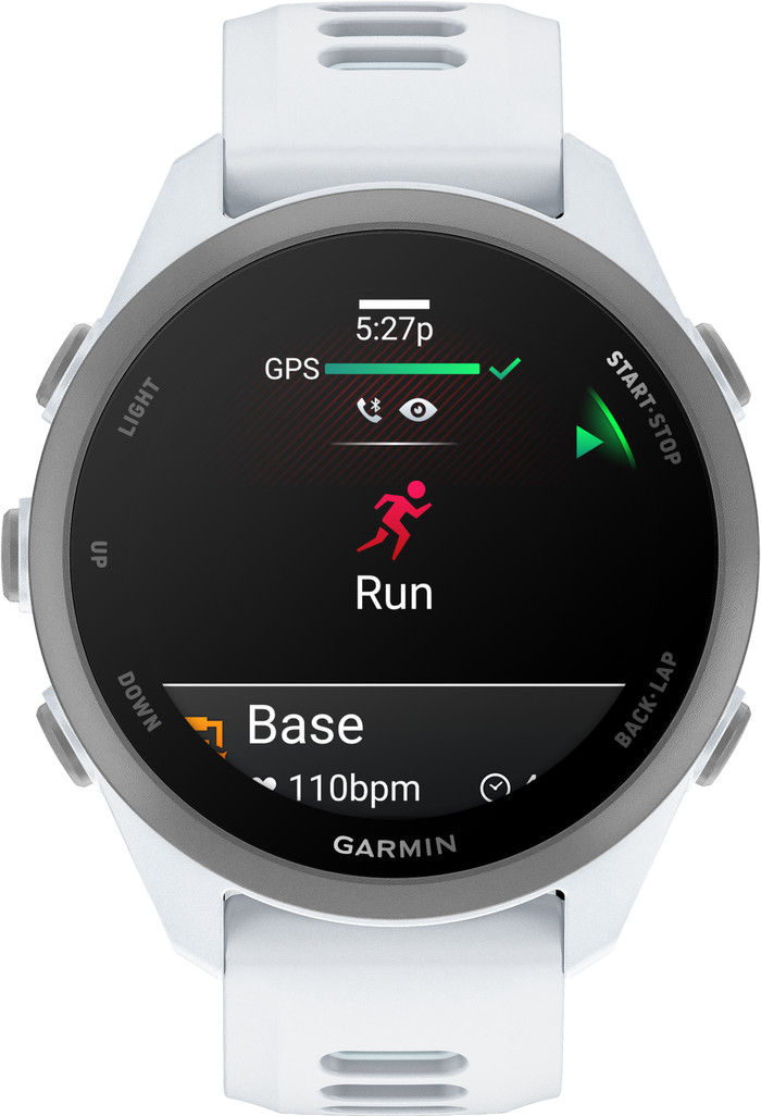 Garmin Forerunner 170 43 mm Wit voorkant