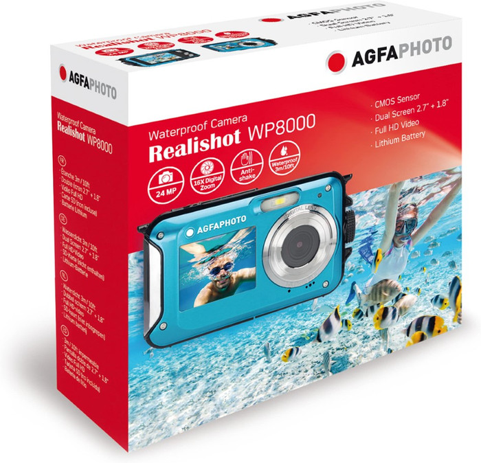 Agfa Photo WP8000 Underwater Camera packaging