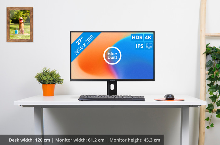 BlueBuilt 27 inches 4K Monitor visual Coolblue 1
