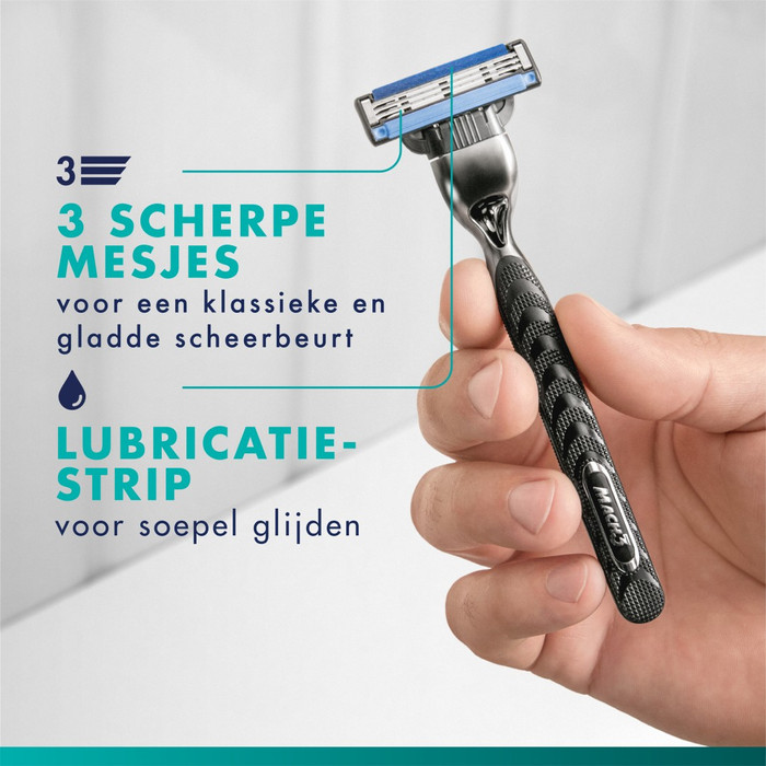 Gillette Mach3 + 3 Navulmesjes visual leverancier