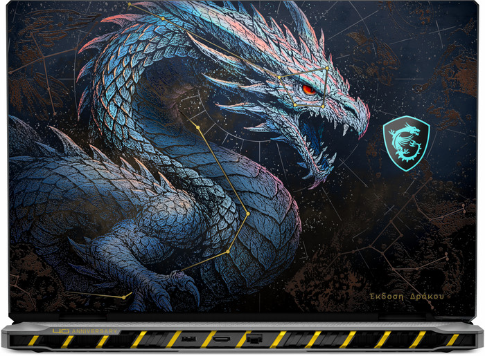 MSI Titan 18 HX Dragon Edition Draco Epic A2WJ-1263BE achterkant