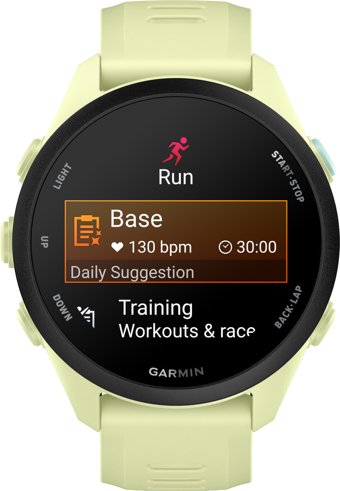 Garmin Forerunner 70 43 mm Geel voorkant