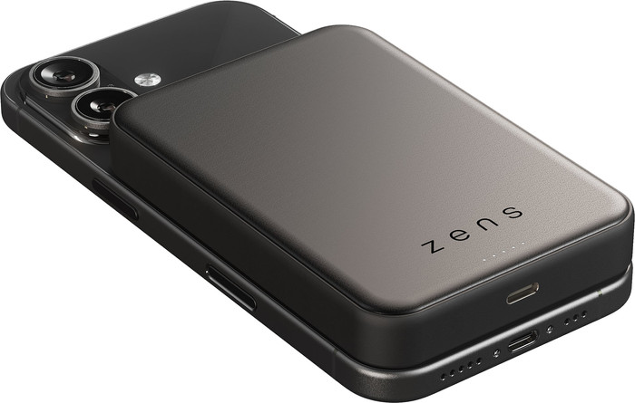 Zens Draadloze Powerbank met MagSafe en Qi2.2 10.000 mAh Zwart voorkant