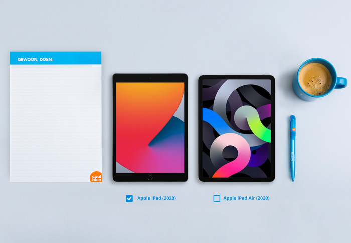 Refurbished iPad (2020) 32GB WiFi Space Gray (As good as new) visual Coolblue 1