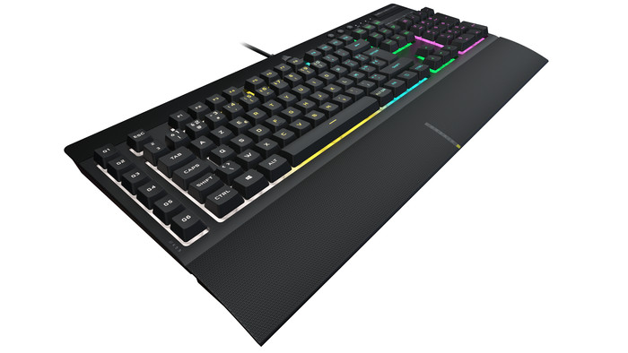 Corsair K55 RGB Pro Gaming Toetsenbord Azerty rechterkant