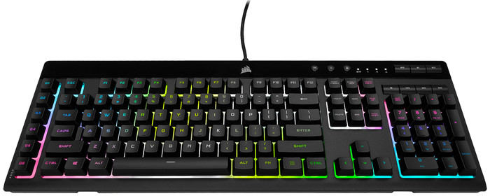 Corsair K55 RGB Pro XT Gaming Keyboard AZERTY front