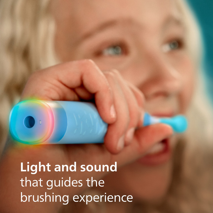 Philips Sonicare For Kids 3+ Smart HX6600/42 Blauw detail