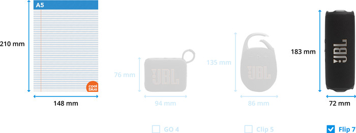 JBL Flip 7 Bleu visuel Coolblue 1