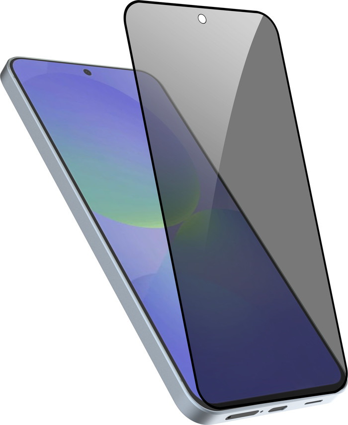 Just In Case Full Cover Samsung Galaxy A36/A56 Screenprotector Zwart detail