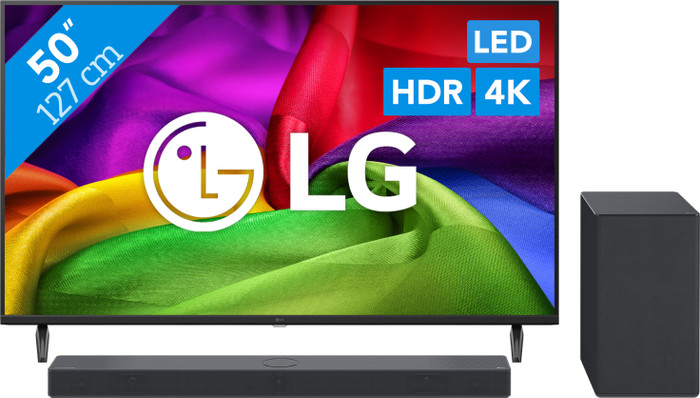 LG Led 50" NU800 (2026) + LG DS40T Main Image