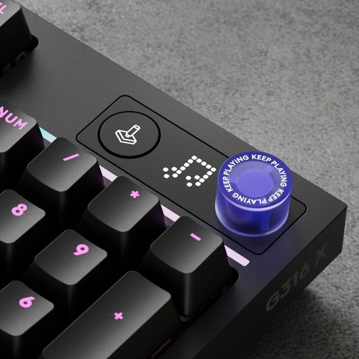 Logitech G316 X 98 Bedrade Gaming Toetsenbord Azerty Zwart detail