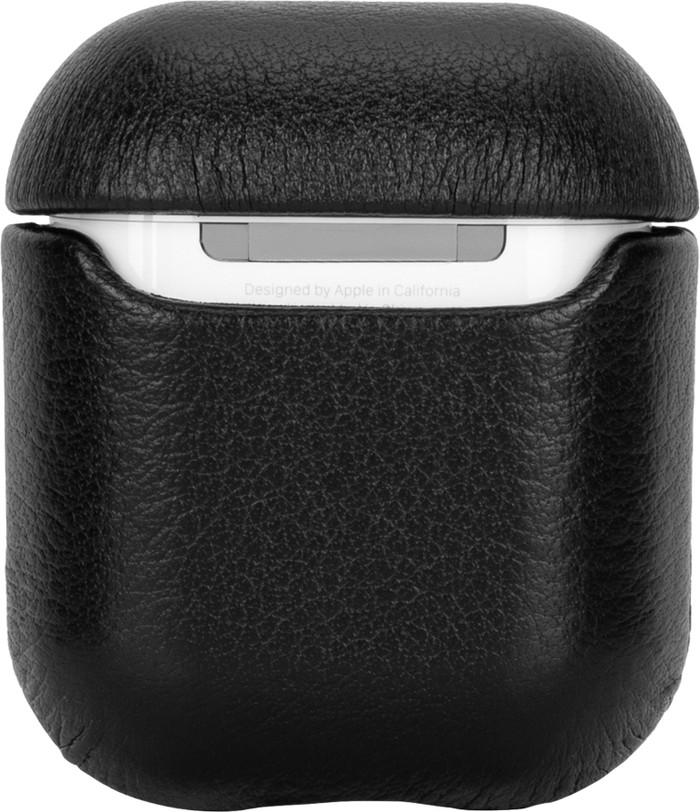 BlueBuilt Étui pour AirPods Gen 1/2 Cuir Noir null