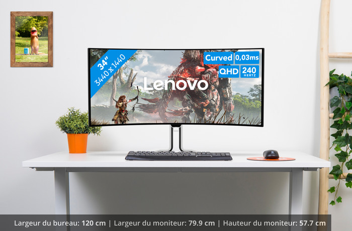 Lenovo Legion Pro 34WD-10 OLED arrière