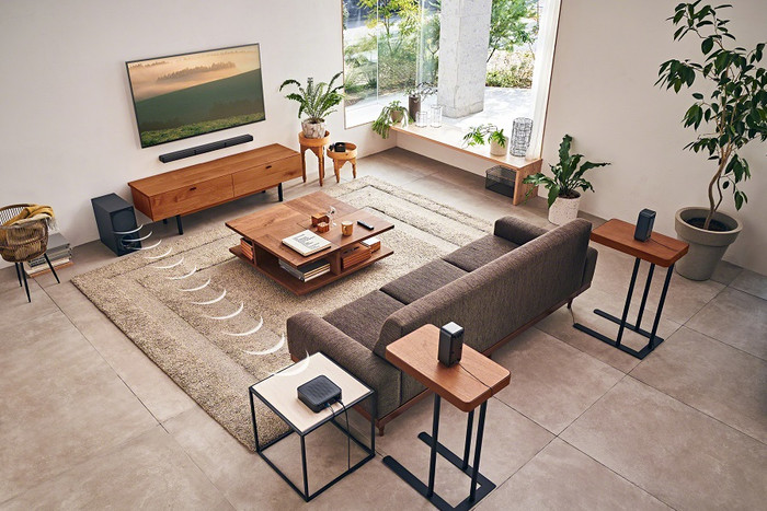 Sony HT-S40R product in gebruik