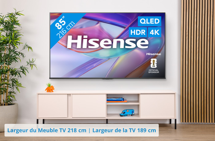 Hisense QLED 85" E79S (2026) visuel Coolblue 1