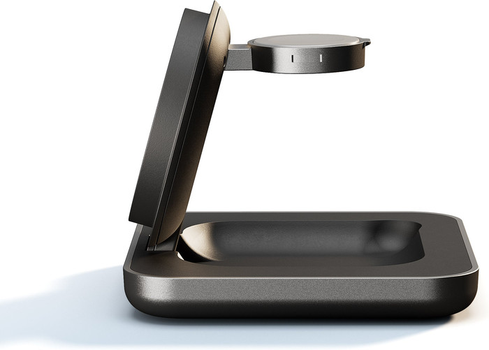 Zens 2-in-1 MagSafe met Qi2 Draadloze Oplader 45W met Standaard en Watch Stand rechterkant