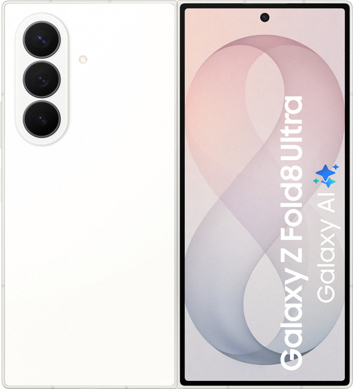 Samsung Galaxy Z Fold 8 Ultra 256GB Wit 5G achterkant
