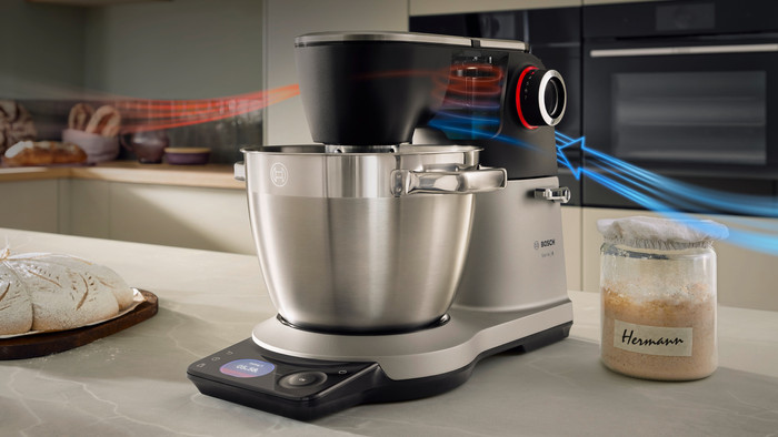 Bosch Serie 8 MUMS8ZS22 Zwart product in gebruik