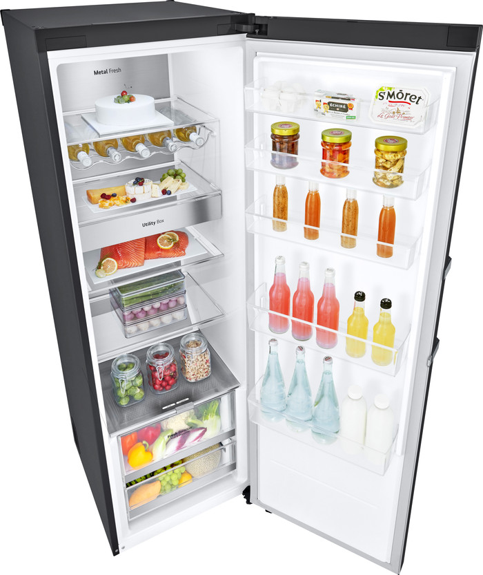 LG GLM71MCCSF DoorCooling + LG GFM61MCCSF intérieur