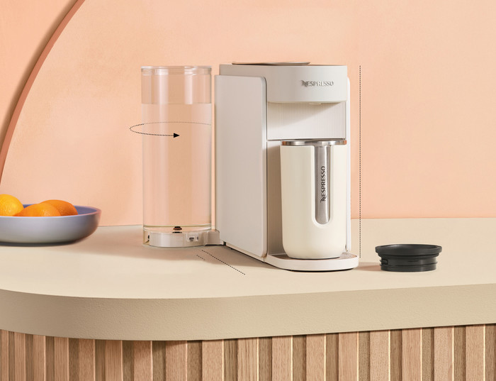 De'Longhi ENV200WAE Vertuo UP + Aeroccino product in gebruik