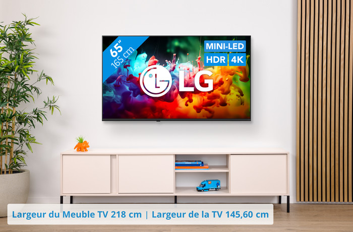 LG Mini-LED 65" QNED71 (2026) visuel Coolblue 1
