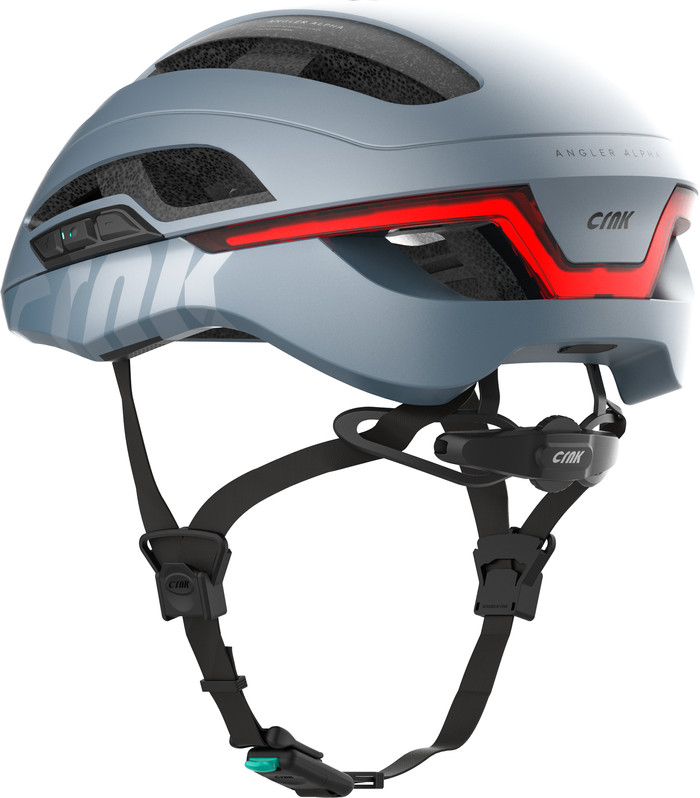 CRNK Angler Alpha Metallic Blauw L linkerkant