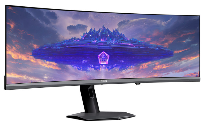 AOC AGON PRO AGP497UCZD QD-OLED Curved voorkant