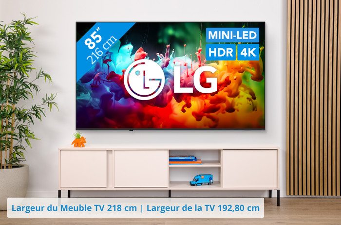 LG Mini-LED 85" QNED70 (2026) visuel Coolblue 1