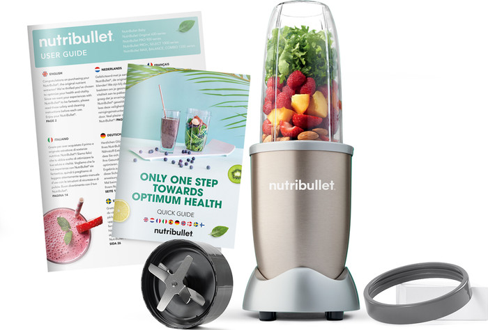 nutribullet 900 Pro Champagne product in gebruik