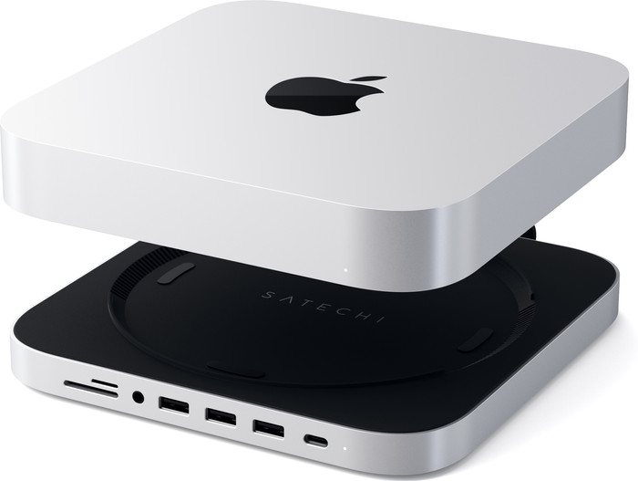 Satechi Aluminum Mac Mini (jusqu'en 2023) Stand Hub Argent null