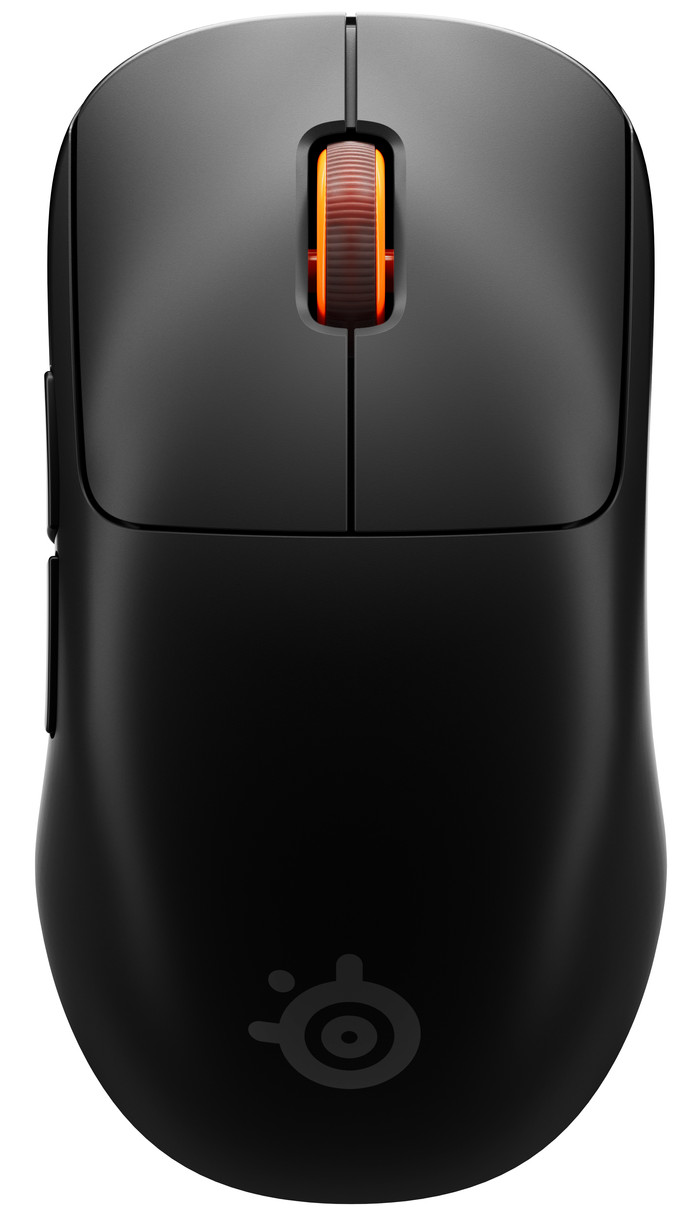 SteelSeries Sensei Pro WL Draadloze Gaming Muis Zwart bovenkant