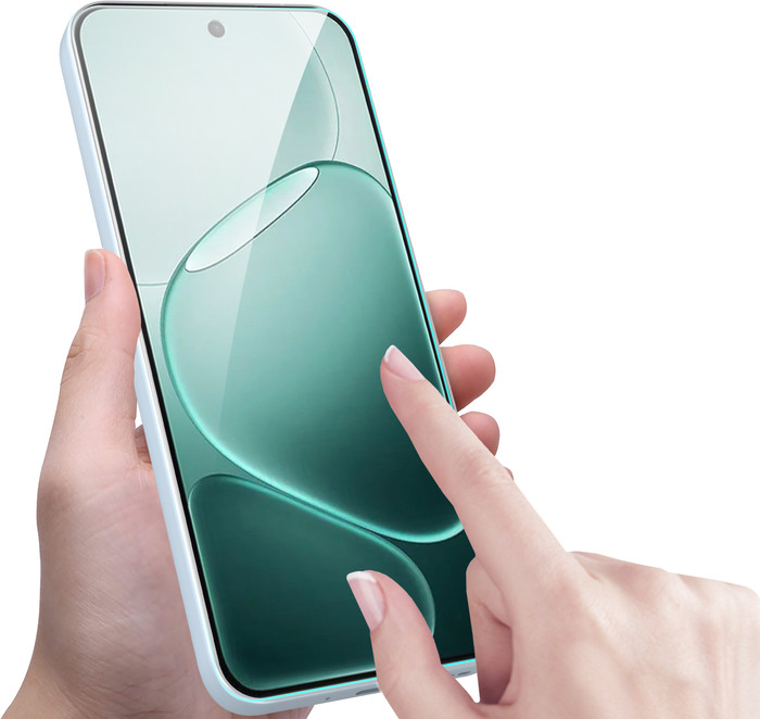 Just In Case Tempered Glass OPPO A6 (4G/5G) Screenprotector product in gebruik