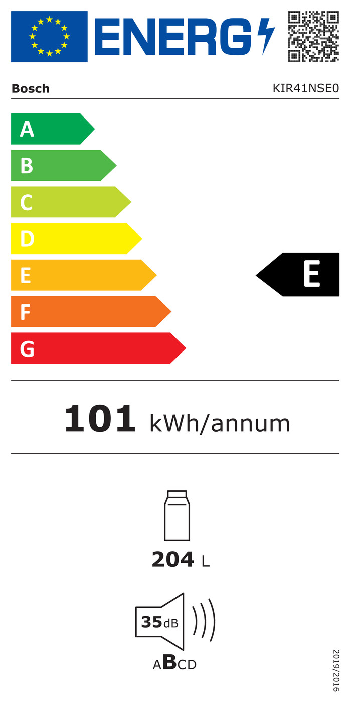 Bosch KIR41NSE0 classe énergétique