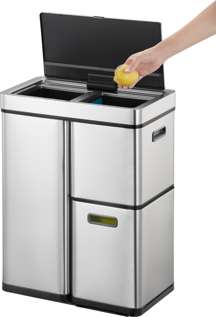 EKO Mirage Plus Sensor 30 + 2 x 15 Litres Inox Mat produit à l'usage