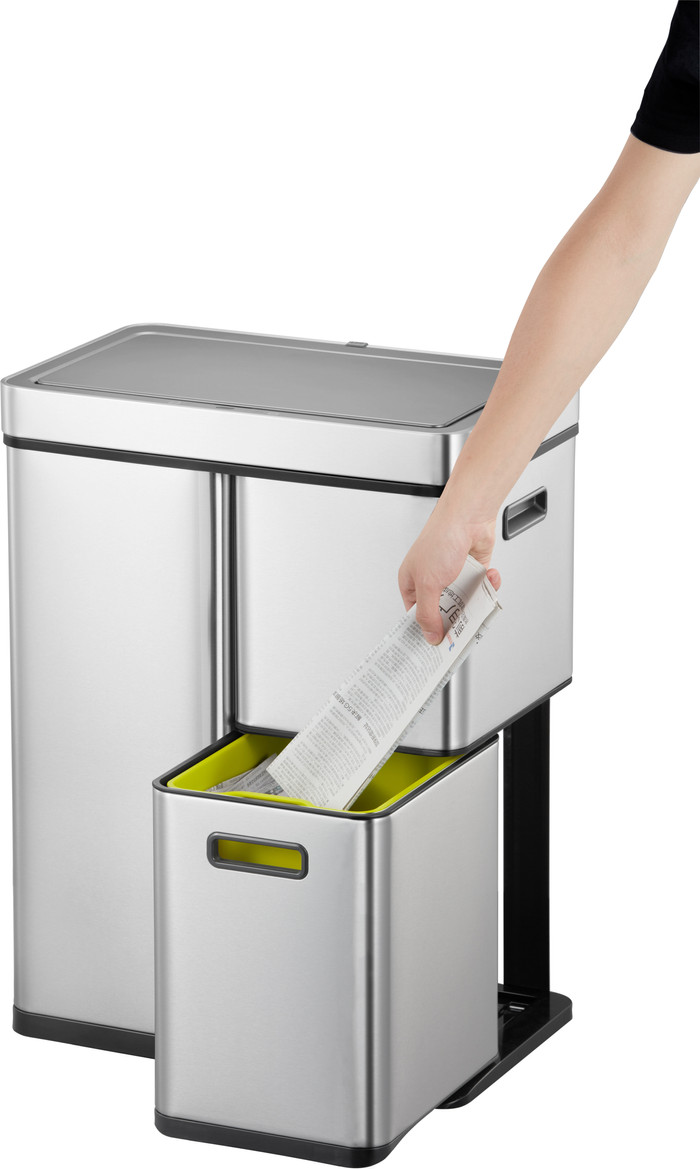 EKO Mirage Plus Sensor 30 + 2 x 15 Litres Inox Mat produit à l'usage