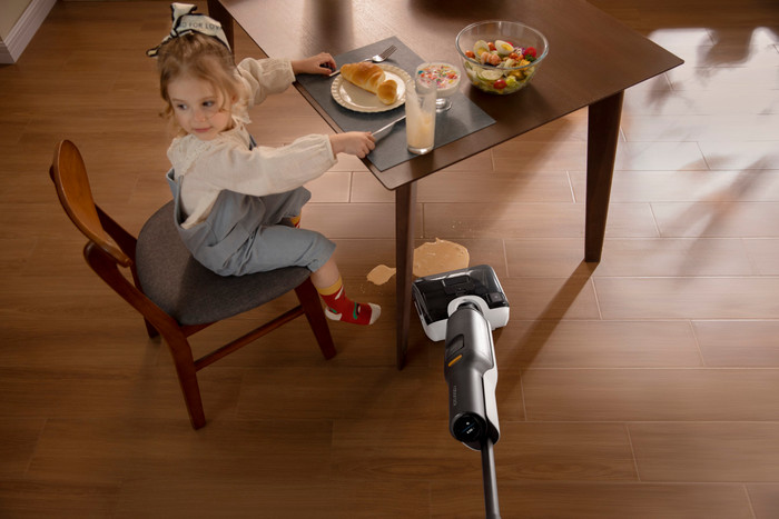 Roborock F25 product in gebruik