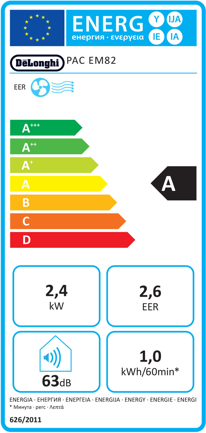 De'Longhi PAC EM82K.1 null