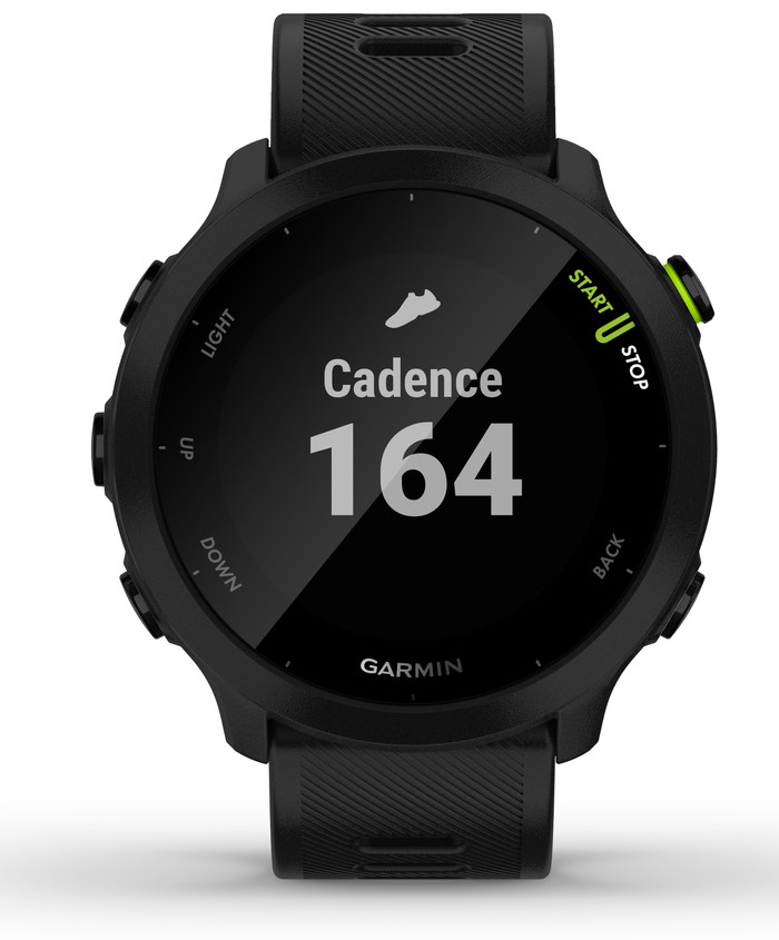 Garmin Forerunner 55 Zwart voorkant