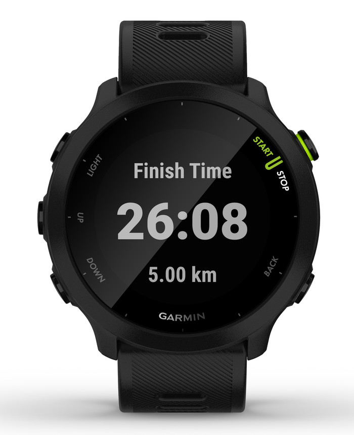 Garmin Forerunner 55 Zwart voorkant