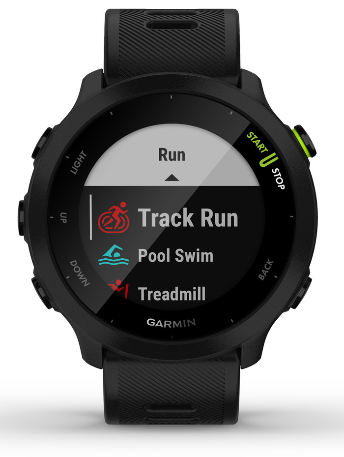 Garmin Forerunner 55 Zwart voorkant