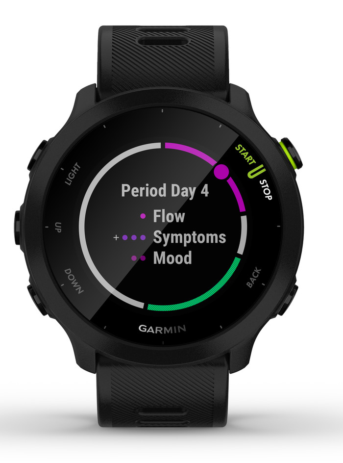 Garmin Forerunner 55 Zwart voorkant